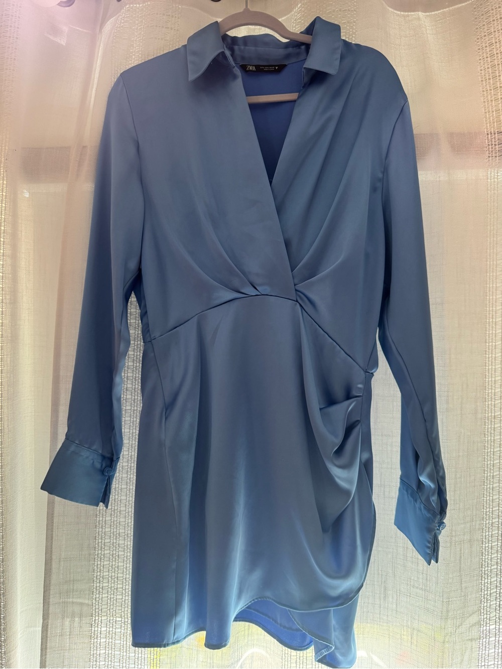 ZARA Light Blue Mini Dress